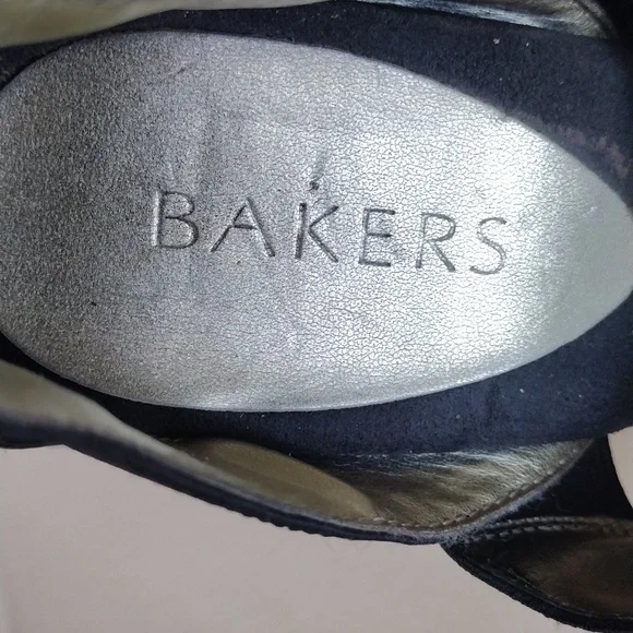 Bakers McKinley Boho Retro Platform Strappy Casual Stylish Black Wedge Sandals - Picture 7 of 14